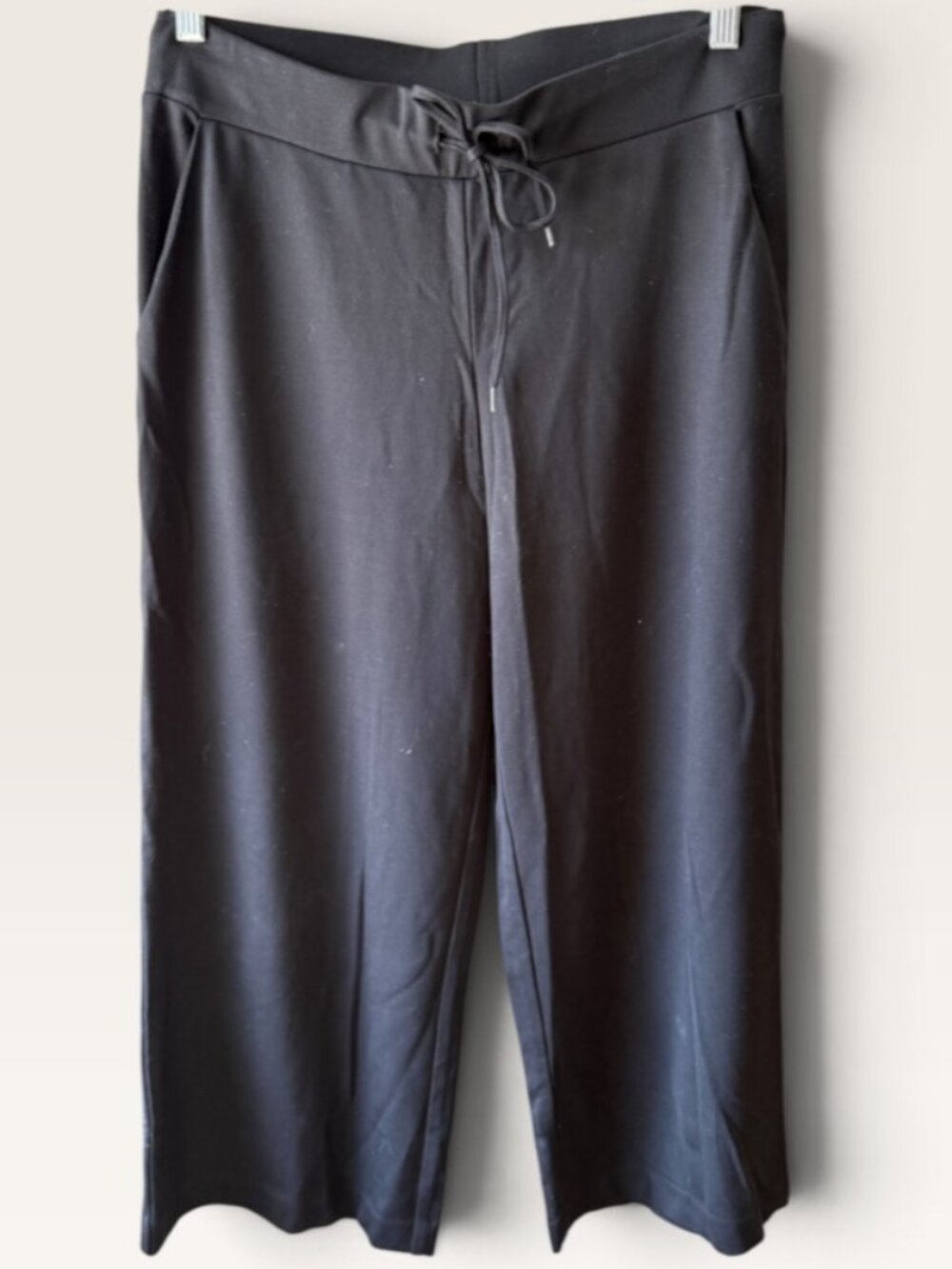 NWT I Love Tyler Madison Pull On Lounge Cropped Wide Leg Trousers - LG